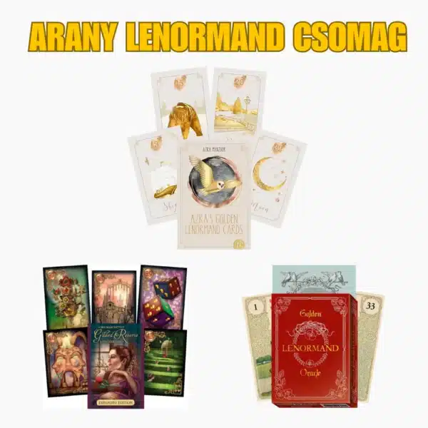 Arany Lenormand jóskártya csomag + "arany" konzultáció