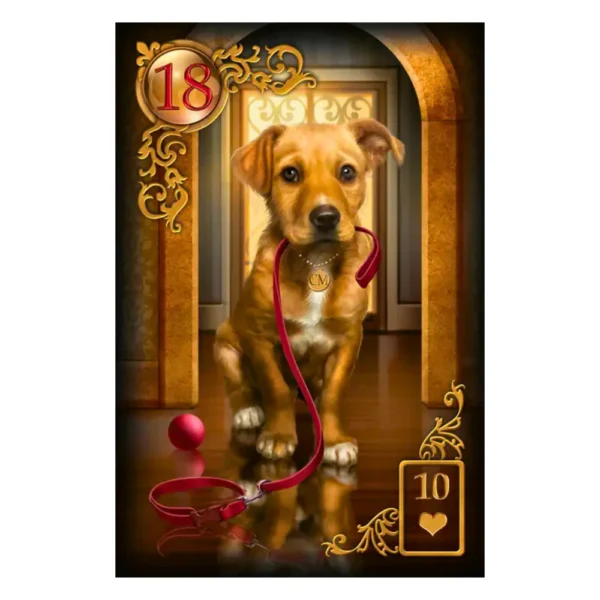 Gilded Reverie Lenormand kártya – kibővített, eredeti kiadás +11 lappal!