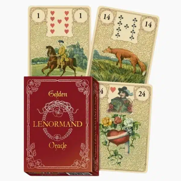 Golden Lenormand Oracle Lenormand jóskártya